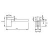 Полкодержатель Ferro Fiori M 7020.140, нагрузка 21 кг хром, фото - фото №5 - small