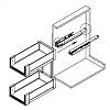 Карго 300мм белый/стекло, Essence VIBO (EGTGM30B2EVBO), недорого - фото №3 - small