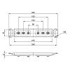 Крепление к фасаду колонны 300мм графит VIBO (CK130NVGF), недорого - фото №3 - small