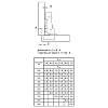 Петля Clip-on, 110°, Sensys 8645i, полунакладная, с доводч., черн. обсид. (9091739) Hettich, заказать онлайн - фото №8 - small
