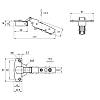 Петля Clip-on, 110°, Sensys 8645i, полунакладная, с доводч., черн. обсид. (9091739) Hettich, в Украине - фото №4 - small