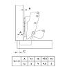 Петля Clip-on,165°,Sensys 8657i,накладная,трансформер,с доводч.,чёрн.обсидиан(9091767) Hettich, в Украине - фото №4 - small