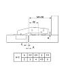 Петля Clip-on, 95°, Sensys 8639i, внутр., равнолеж., с доводч., черн. обсид. (9091748) Hettich, цена - фото №6 - small