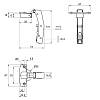 Петля Clip-on, 95°, Sensys 8639i, внутр., равнолеж., с доводч., черн. обсид. (9091748) Hettich, в Украине - фото №4 - small