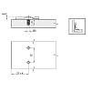 Монтажная планка Sensys дистанция 0 черный обсидиан с евровинтом (9091799) Hettich, в Украине - фото №4 - small
