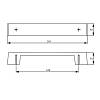 Ручка Ferro Fiori by Poliplast PL 11002.160 черный, фото - фото №5 - small