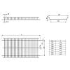 Сушка для посуды 400мм хром без рамы (Стандарт-3) (WE06.0723.01.001) Rejs, недорого - фото №3 - small