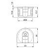 Стяжка VB 35/16, чёрная (9066732) Hettich, недорого - фото №3 - small