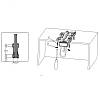 Вешалка выдвижная верхнего крепления (глубина 365) Muller ONYX, фото - фото №5 - small