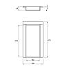 Организация для столовых приборов 300 W=240 L=478 (LKB.240.478) Белый, купить - фото №2 - small