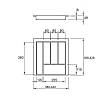 Организация для столовых приборов классическая 500 W=440 L=428 (LK1.440.428) Натуральный, купить - фото №2 - small