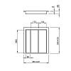 Лоток универсальный 500 под 2 вкладыша W=440 L=428 (LKB.440.428) Натуральный ERGOBOX, купить - фото №2 - small