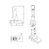 Петля Clip-on, 110°, Sensys, для стекла, никель (9135141) Hettich, фото - фото №5 - small