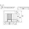 Организация для столовых приборов W=550 L=500 (W=max500/min400)(L=max495/min386), антрацит матовый, в Украине - фото №4 - small