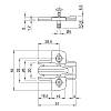 Монтажна планка Sensys дистанція 0 з розтискними муфтами та спец.гвинтами (9071595), недорого - фото №3 - small