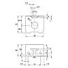 Кабінетний куточок 35х45, max 10кг, білий, в Україні - фото №4 - small