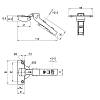 Петля Clip-on, 30°, Intermat 9936, накладная, никель (77690) Hettich, в Украине - фото №4 - small