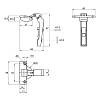 Петля Clip-on, 90°, Intermat 9936, внутренняя, параллельная, никель (77708) Hettich, в Украине - фото №4 - small
