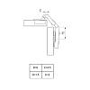 Петля Clip-on, 135°, Intermat 9930, бифолт, никель (1056243) Hettich, в Украине - фото №4 - small