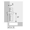 Монтажна планка Slide-оn дистанція 1,5мм з Еврогвинти (1079222) Hettich, купити - фото №2 - small