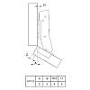 Петля Clip-on, 30°, Sensys 8639i, накладная, с доводч., никель (9088016) Hettich, цена - фото №6 - small