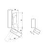 Петля Clip-on, 30°, Sensys 8639i, накладная, с доводч., никель (9088016) Hettich, заказать - фото №7 - small