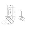 Завіса  Clip-on, 45°,Sensys 8639і, внутрішня, з дотягувачем, нікель(9088019) Hettich, замовити - фото №7 - small