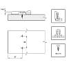 Монтажна планка Sensys дистанція 3 (9071577) Hettich, в Україні - фото №4 - small