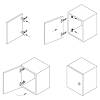 Монтажная планка Sensys, D=1,5мм, с евровинтом, 9071626, Hettich, фото - фото №5 - small