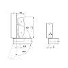 Петля Clip-on, 110°, Sensys 8645i, накладная, с доводч., никель (9071205) Hettich, цена от производителя - фото №10 - small