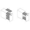 Вставка в карго W=300мм (9065862) Hettich, недорого - фото №3 - small