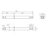 Дюбель двойной под Rastex DU 853 49/30мм (1079580) Hettich, купить - фото №2 - small