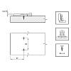 Монтажна планка Sensys дистанція 1,5 (9071576) Hettich, недорого - фото №3 - small