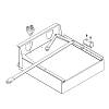 Полки FlyBOX (900мм), графит, Galaxy VIBO (FLYB45OMVGF),  - фото №14 - small