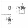 Вимикач кнопковий з фіксацією 220V/12V, 1,5А/3А, білий, недорого - фото №3 - small