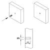 Муфта під саморіз L=13 D=5, забивна, пластик, розтискна, №43 (1004932) Hettich, недорого - фото №3 - small