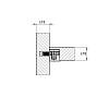 Стяжка для полок 18 мм Shelf Block D=15, Permo, цена - фото №6 - small