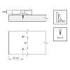 Монтажная планка Sensys дистанция 8 (9071579) Hettich, фото - фото №5 - small