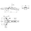 Петля Clip-on, 95°, Intermat 9936, накладная, для фасадов толщиной до 32мм, никель (73913) Hettich, в Украине - фото №4 - small