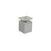 Ножка мебельная регулируемая, NА 02C00 h=60-70мм, алюм., max 100кг - small