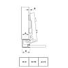 Петля Clip-on, 95°, Intermat 9936, накладная, для алюминиевого профиля, никель (9155233) Hettich, фото - фото №5 - small