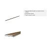 AvanTech YOU дизайн профиль L = 350 под орех (9255797) Hettich, купить - фото №2 - small