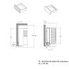 Комплект для внутренней шухляды Muller Box profi line 3D L=350 Н=178 антрацит, в Украине - фото №4 - small