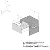 Комплект для шухляди Muller Box profi line 3D L=350 Н=127 (+1 релінг) білий, недорого - фото №3 - small