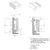 Комплект для ящика Muller Box profi line 3D L=500 Н=127 (+1 рейлинг) белый, фото - фото №5 - small