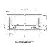 Направляючі прихованого монтажу PO L=500 Muller profi line 19мм 3D, ціна - фото №6 - small