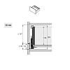 Ящик Atira с держателем тарелок CargoPlus ШК=450/454 NL=470 H=144 полн.выдв. P2O, антрацит Hettich, в Украине - фото №4 - small