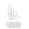 Петля Clip-on, 110°, Sensys 8645i, полунакладная, с доводч., черн. обсид. (9091739) Hettich, купить в Украине - фото №11 - small