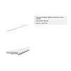AvanTech YOU дизайн-профиль L=550мм, белый (9255819) Hettich, купить - фото №2 - small