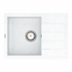 Мойка гранитная Model E 010.62 белый Cascata | viyar.ua Мойка гранитная Model E 010.62 белый Cascata
